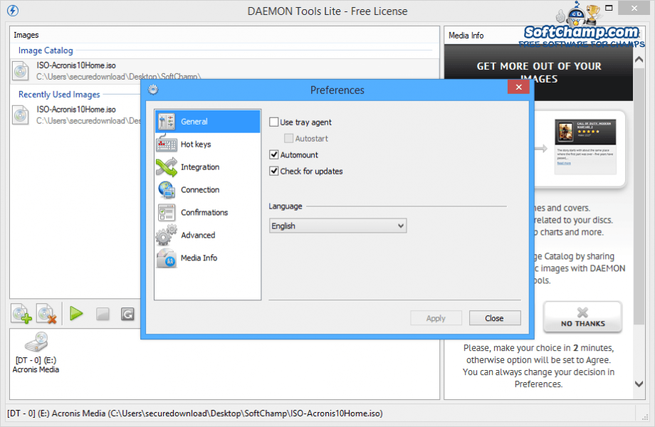 daemon tools lite free previous verson